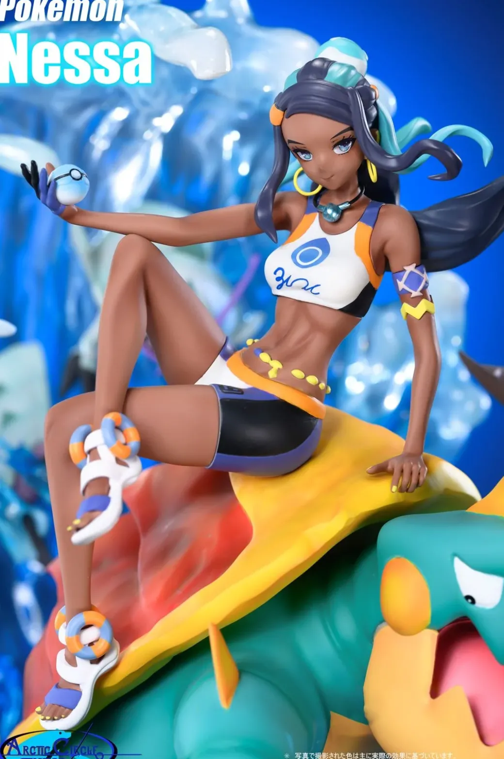 Nessa & Water-Type Pokemon - Pokemon Statue - Arctic Circle Studio