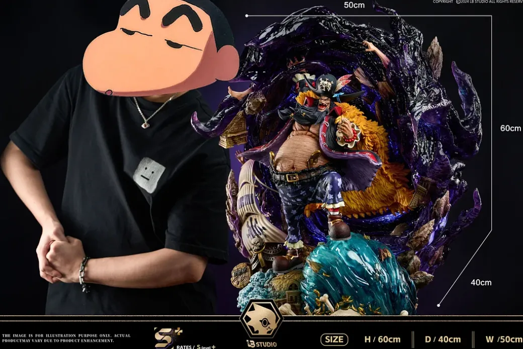 New Four Emperors Blackbeard Marshall D. Teach with LED - ONE PIECE Resin Statue - LB-Studio