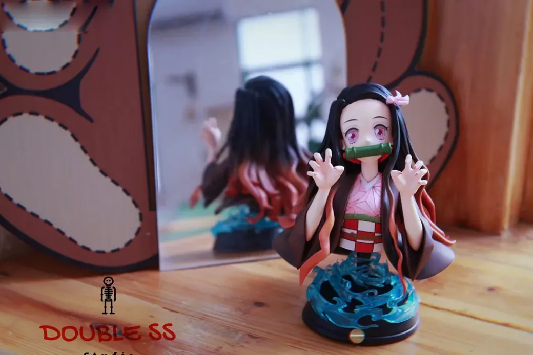 Nezuko Kamado Bust Statue - Demon Slayer: Kimetsu no Yaiba Resin Statue - Double SS Studios