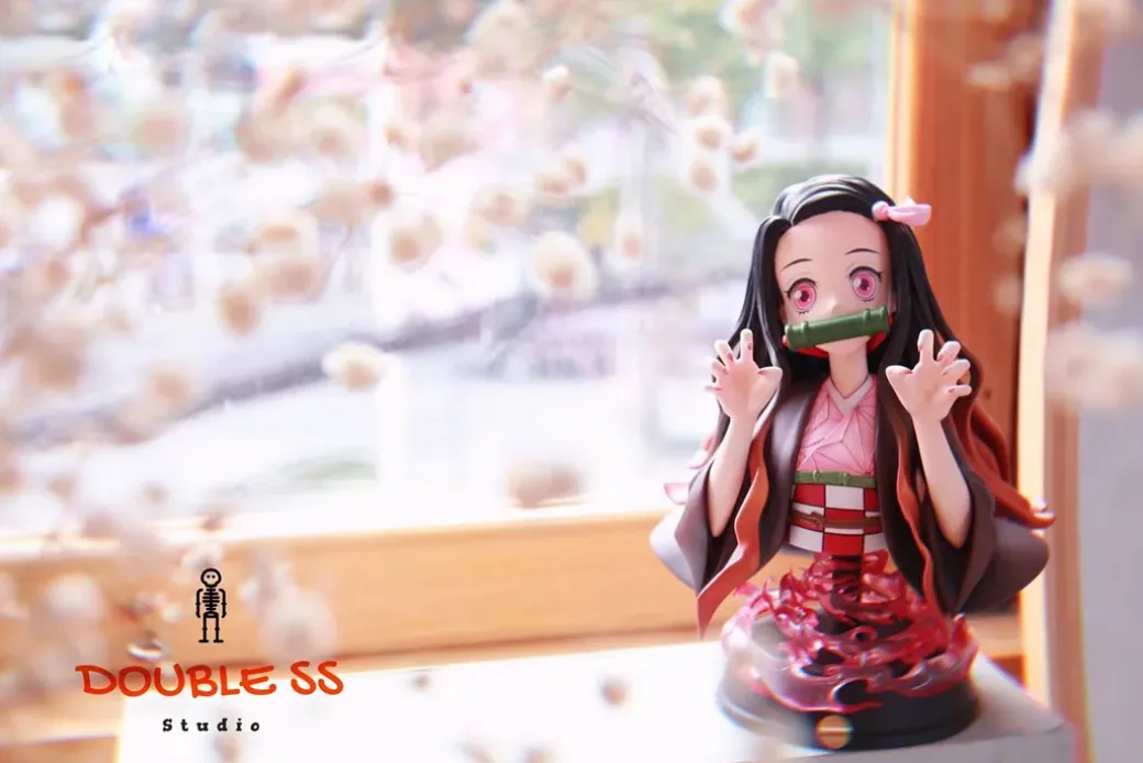 Nezuko Kamado Bust Statue - Demon Slayer: Kimetsu no Yaiba Resin Statue - Double SS Studios