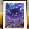 Night Attack Gengar Decorative Painting - Pokemon - Xingkong Studio