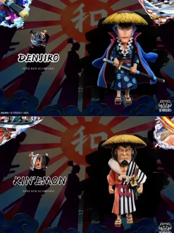 Nine Red Scabbards 008 Denjiro & 009 Kin'emon - ONE PIECE Statue - YZ Studios