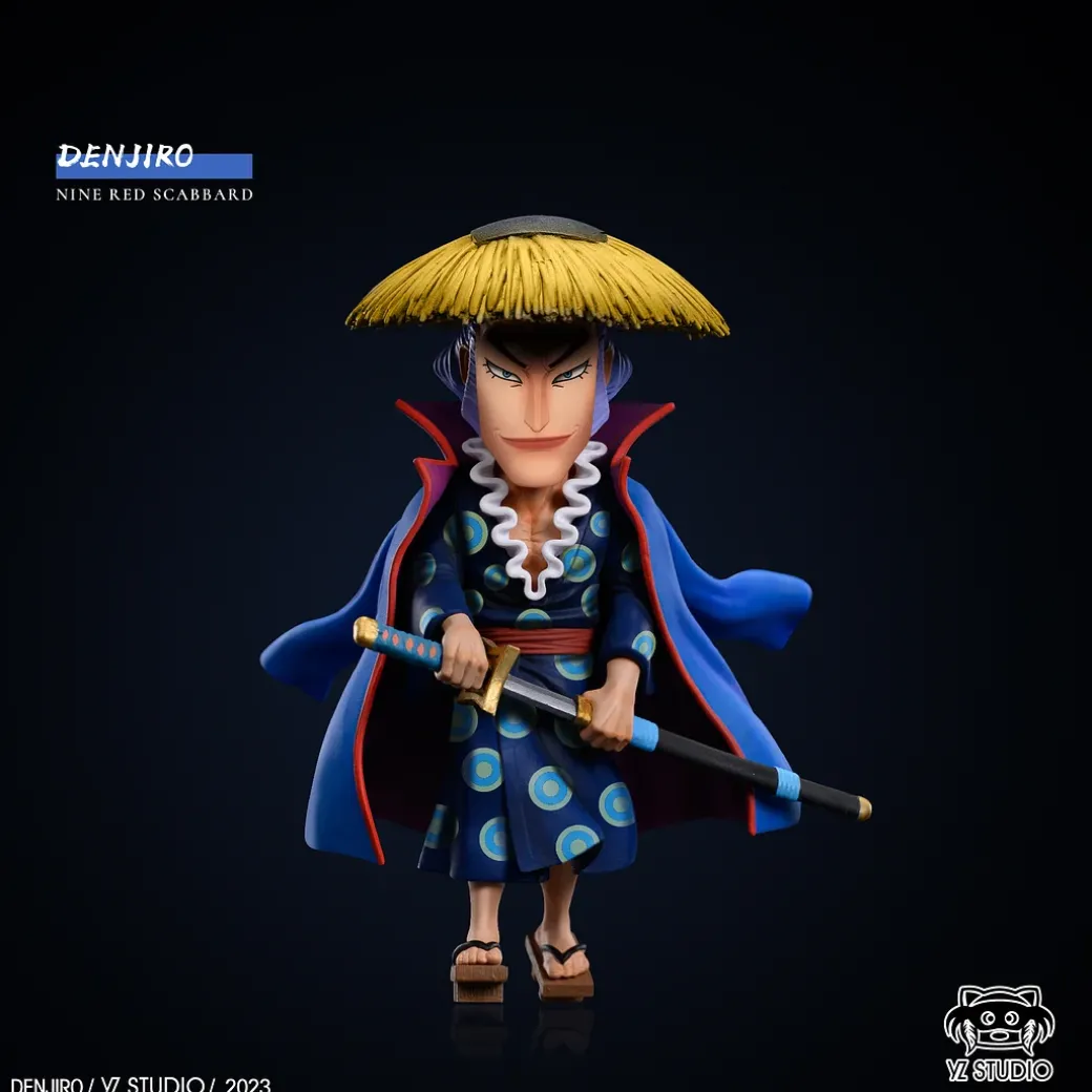 Nine Red Scabbards 008 Denjiro & 009 Kin'emon - ONE PIECE Statue - YZ Studios