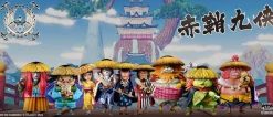 Nine Red Scabbards 008 Denjiro & 009 Kin'emon - ONE PIECE Statue - YZ Studios