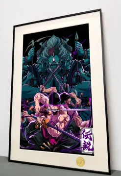 Nine Sword Style Roronoa Zoro Decorative Painting - ONE PIECE - H-TWO Studio
