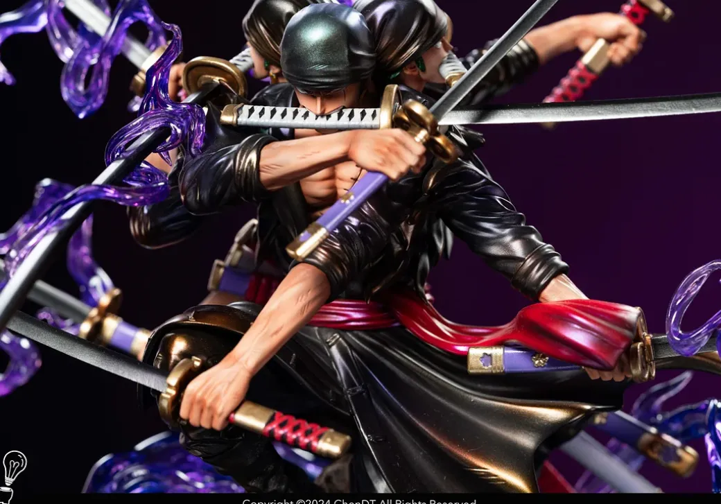 Nine Sword Style Roronoa Zoro - ONE PIECE Resin Statue - Brain Hole Studio