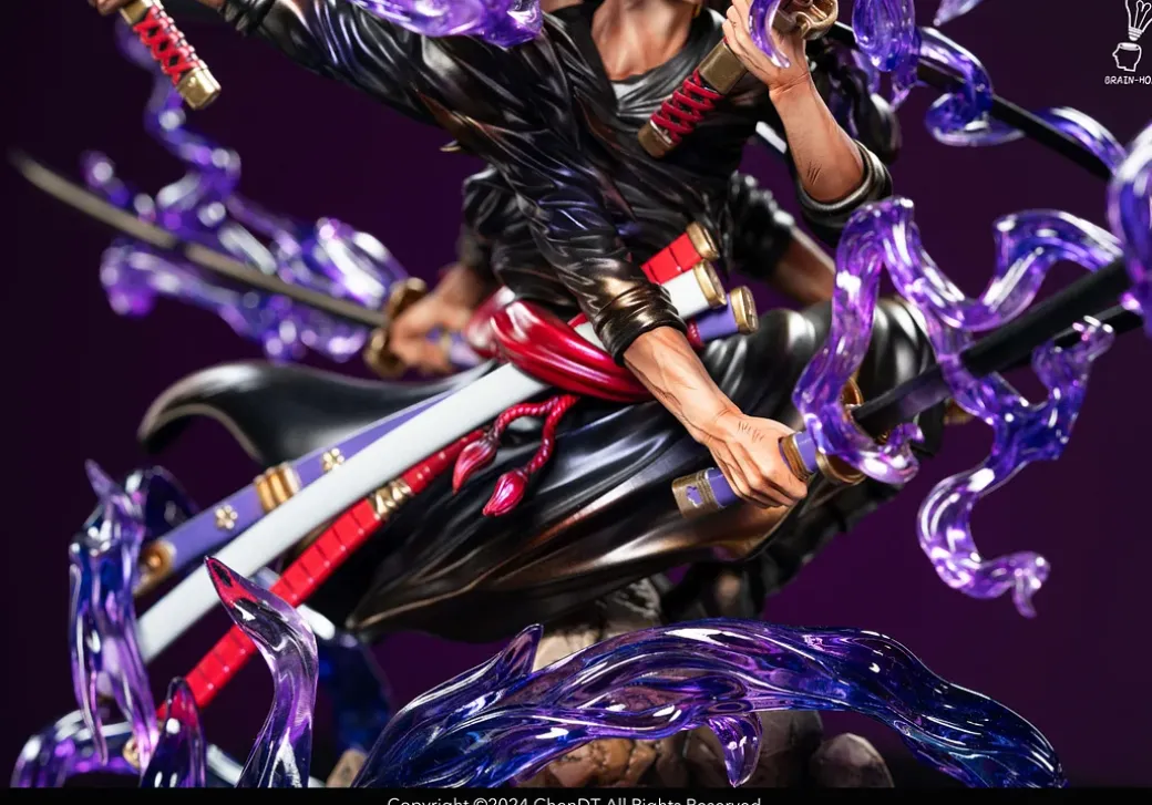 Nine Sword Style Roronoa Zoro - ONE PIECE Resin Statue - Brain Hole Studio