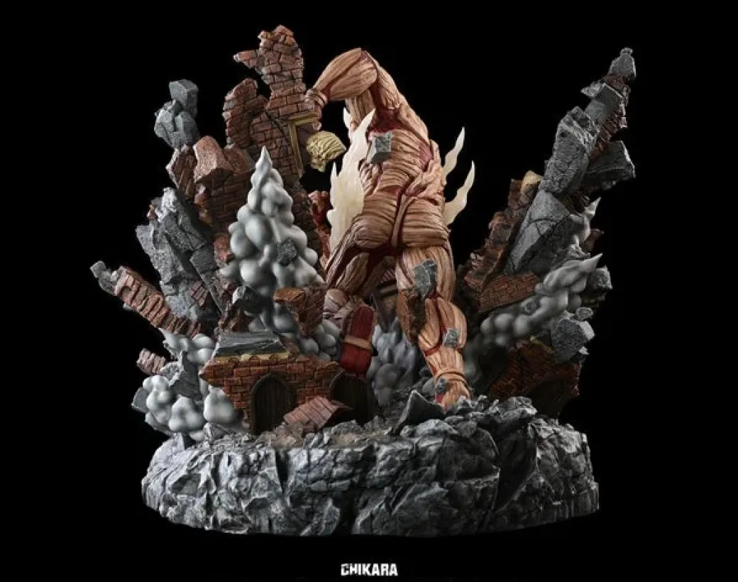 Nine Titans Series Armored Titan & Reiner Braun - Attack On Titan Resin Statue - CHIKARA Studios