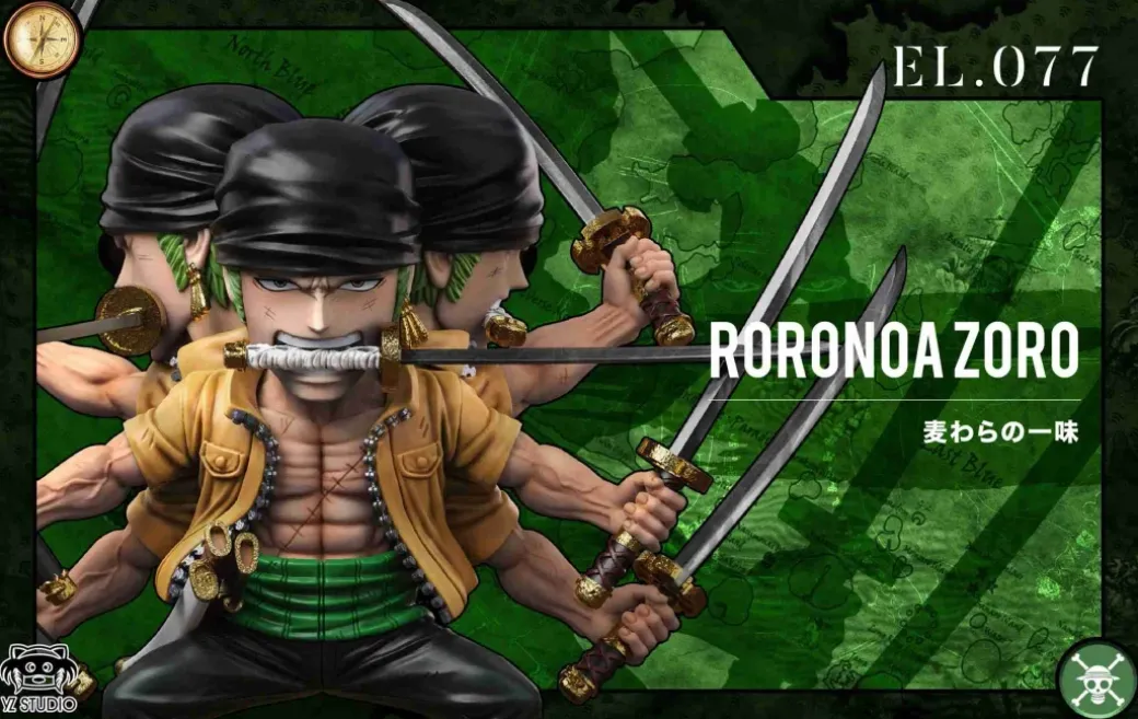 Nine-Sword Style Asura Roronoa Zoro - ONE PIECE Statue - YZ Studios