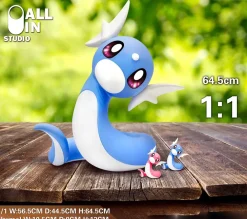 Normal & 1/1 Size Dratini - Pokemon Resin Statue - ALL IN Studio