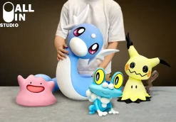 Normal & 1/1 Size Froakie - Pokemon Resin Statue - ALL IN Studio