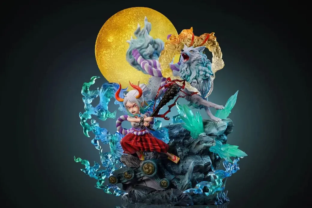 Normal Yamato & Large-Mouthed True God/ Ōkuchi-no-Magami Form Yamato - ONE PIECE Resin Statue - G5 Studios