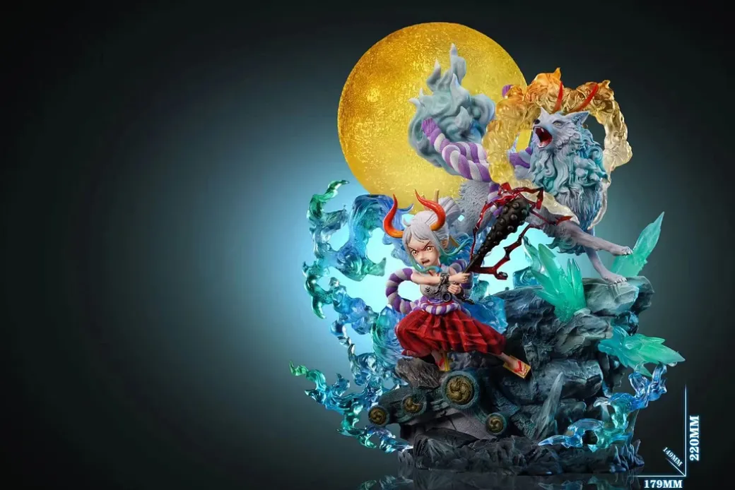 Normal Yamato & Large-Mouthed True God/ Ōkuchi-no-Magami Form Yamato - ONE PIECE Resin Statue - G5 Studios