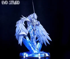 Omnimon Merciful Mode with LED - Digimon Resin Statue - EVO Studios