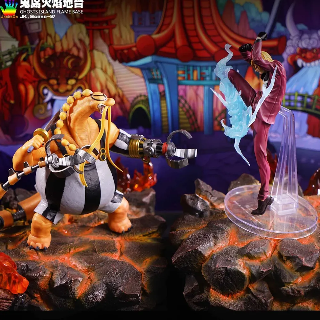 Onigashima Flame Base ONLY - ONE PIECE Resin Statue - JacksDo Studios