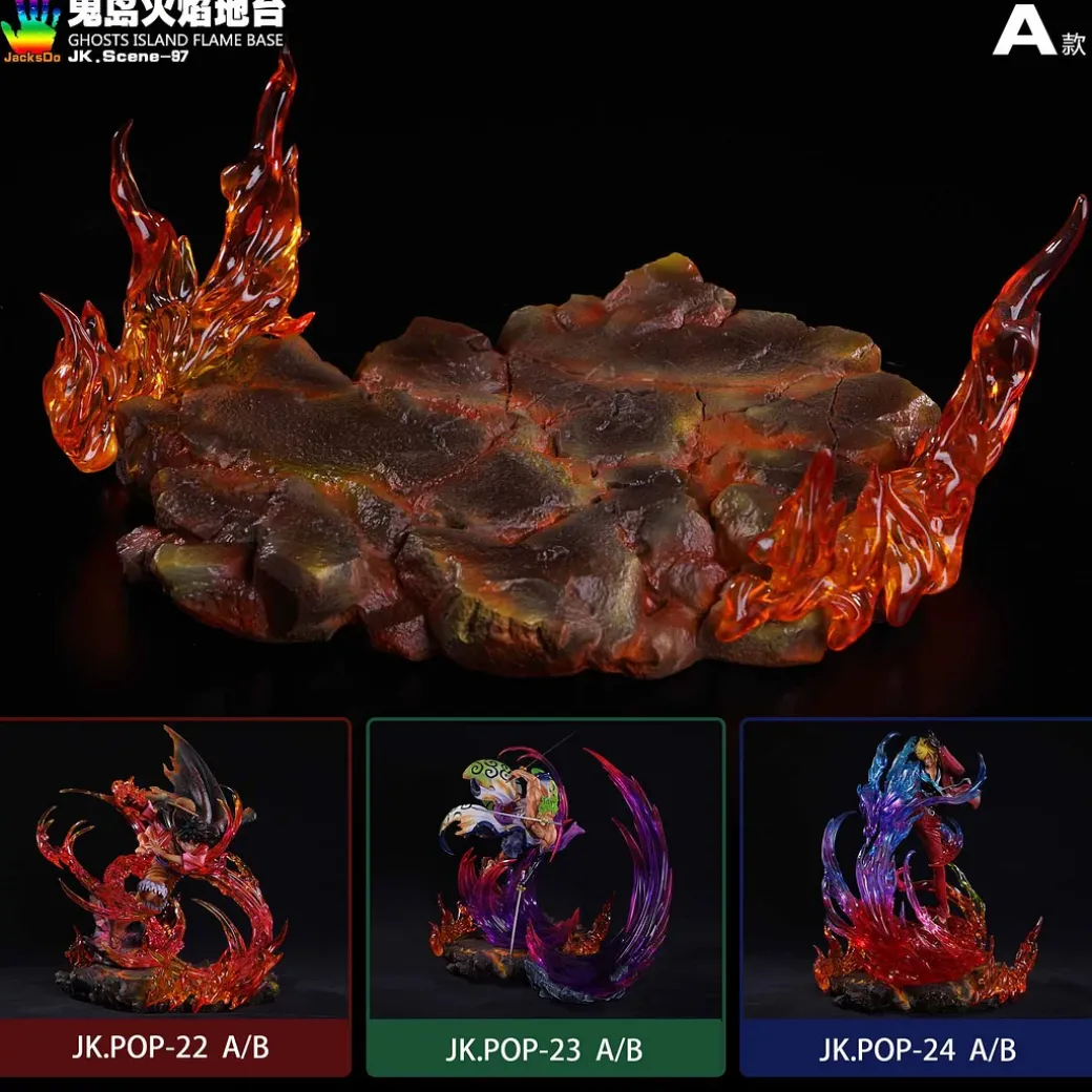 Onigashima Flame Base ONLY - ONE PIECE Resin Statue - JacksDo Studios