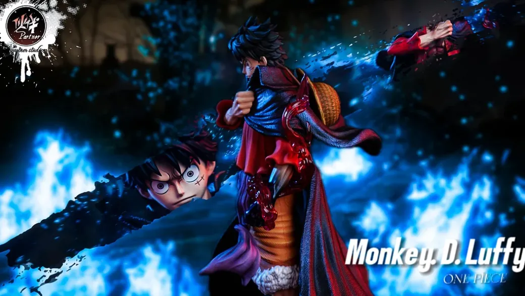 Onigashima Pulling the Cloak Monkey D. Luffy - ONE PIECE Resin Statue - Partner Studio