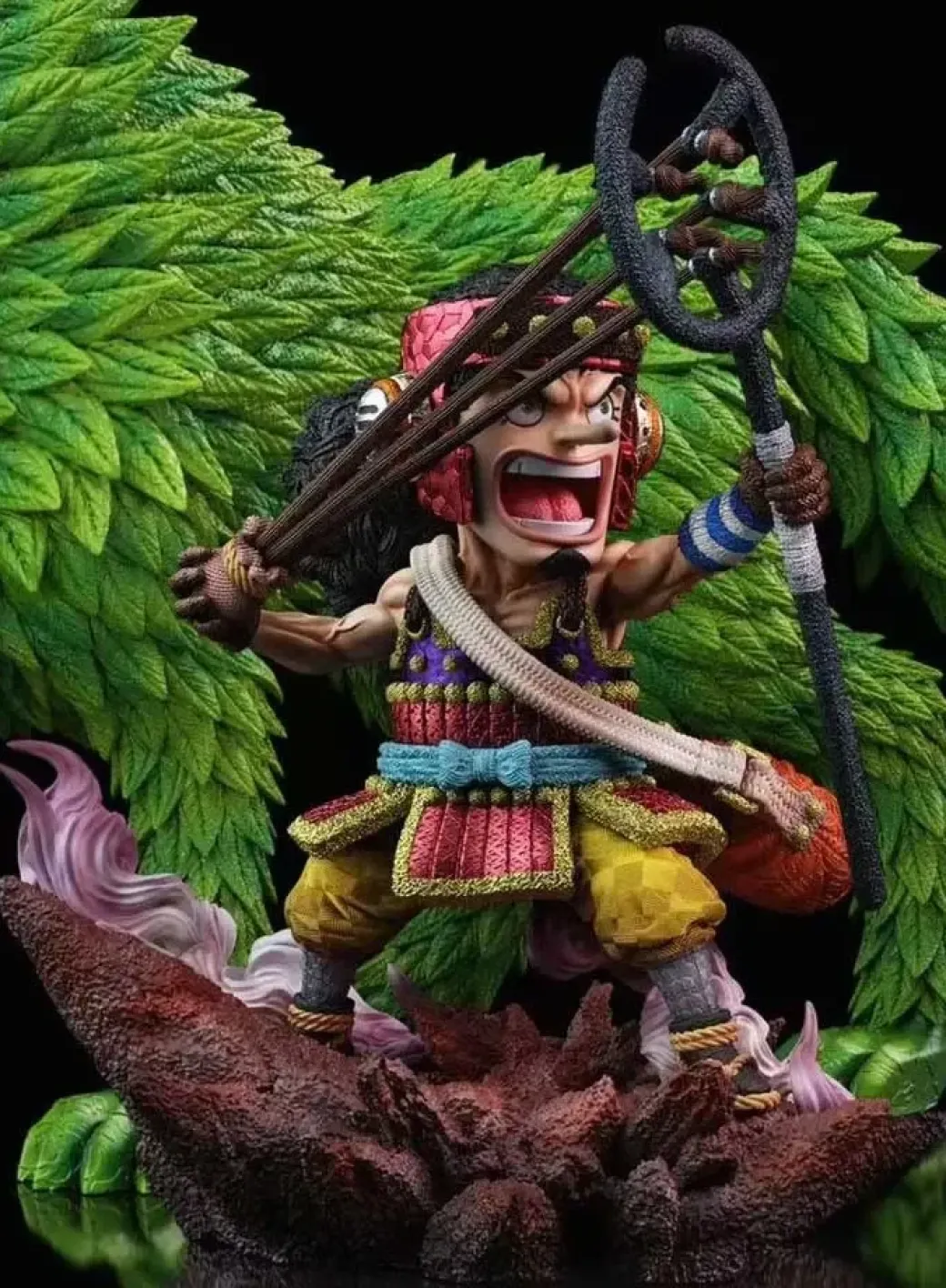 Onigashima Usopp & Grass Wolf - ONE PIECE Resin Statue - BBF Studios