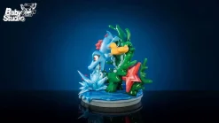 Original Colour Hydro Cannon Totodile - Pokemon Resin Statue - Baby Studio