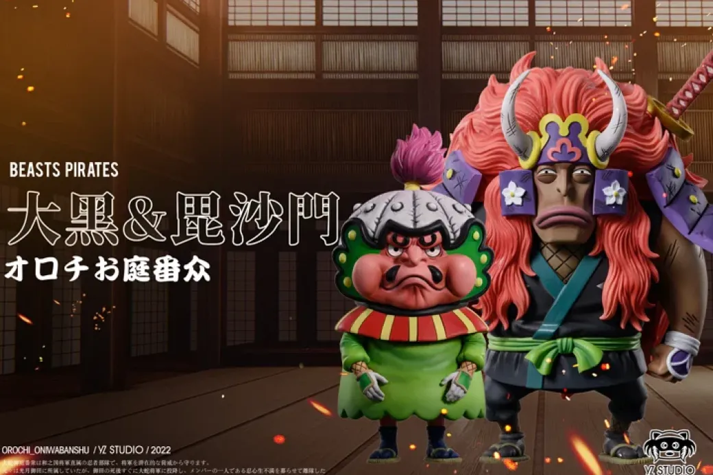 Orochi Oniwabanshu Series 003 Daikoku & Bishamon - ONE PIECE Statue - YZ Studios