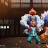 Orochi Oniwabanshu Series Fujin & Raijin - ONE PIECE Statue - YZ Studios