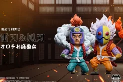 Orochi Oniwabanshu Series Fujin & Raijin - ONE PIECE Statue - YZ Studios