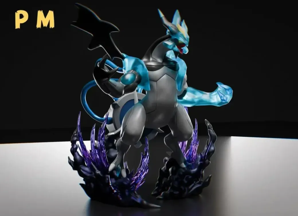 Overdrive Mode White Kyurem & Black Kyurem - Pokemon Resin Statue - PM-Studios