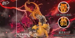 Palace of Victory Charizard vs Dragonite - Pokemon Resin Statue - Mecca Mai Studios