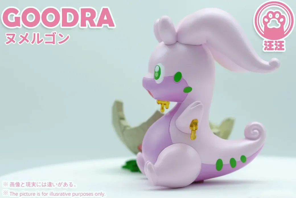 Palm Treasure Series 005 Goodra - Pokemon Resin Statue - Wang Wang Studio
