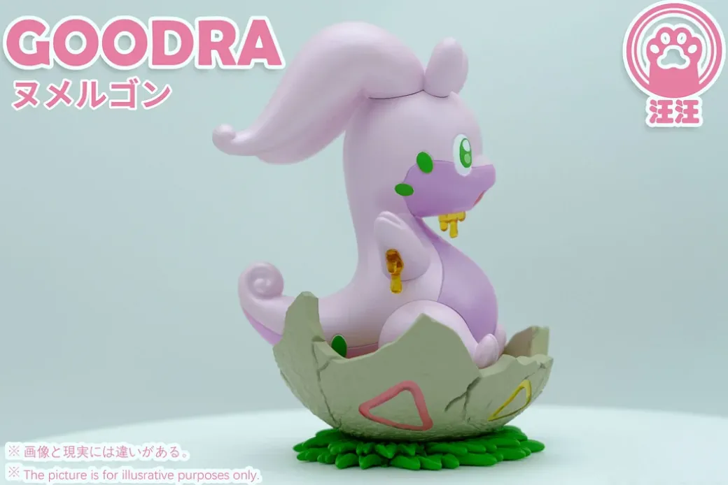 Palm Treasure Series 005 Goodra - Pokemon Resin Statue - Wang Wang Studio