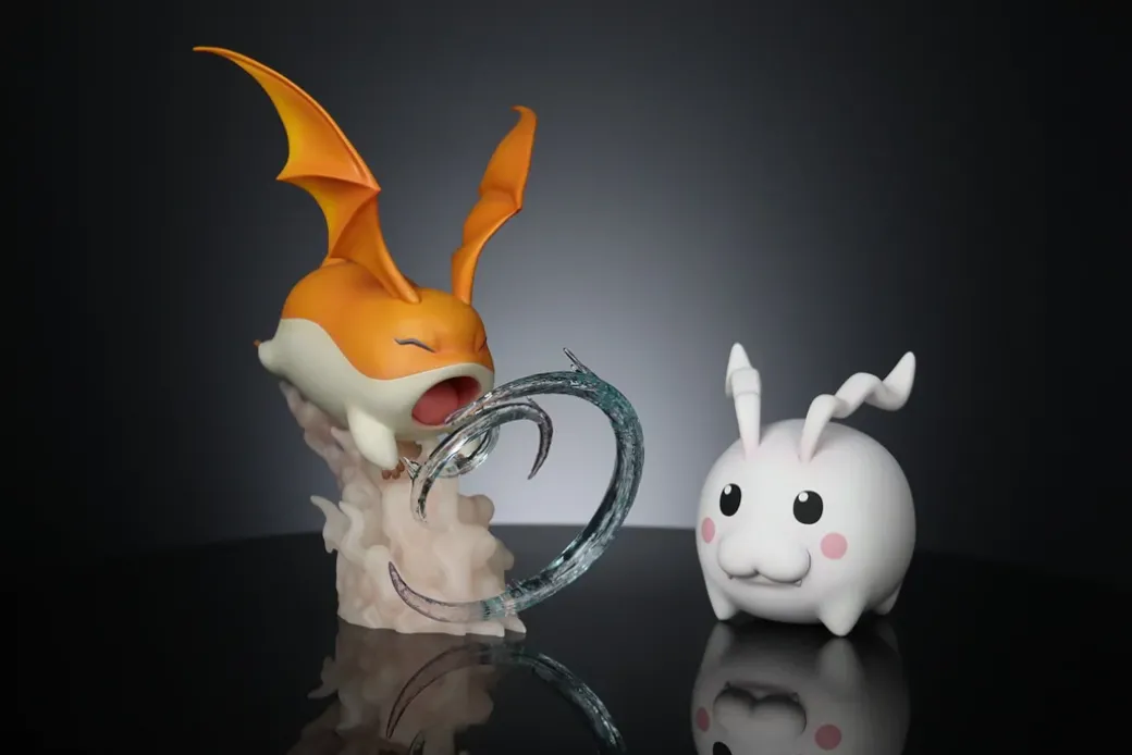 Patamon & Tokomon - Digimon Resin Statue - FXW Studio