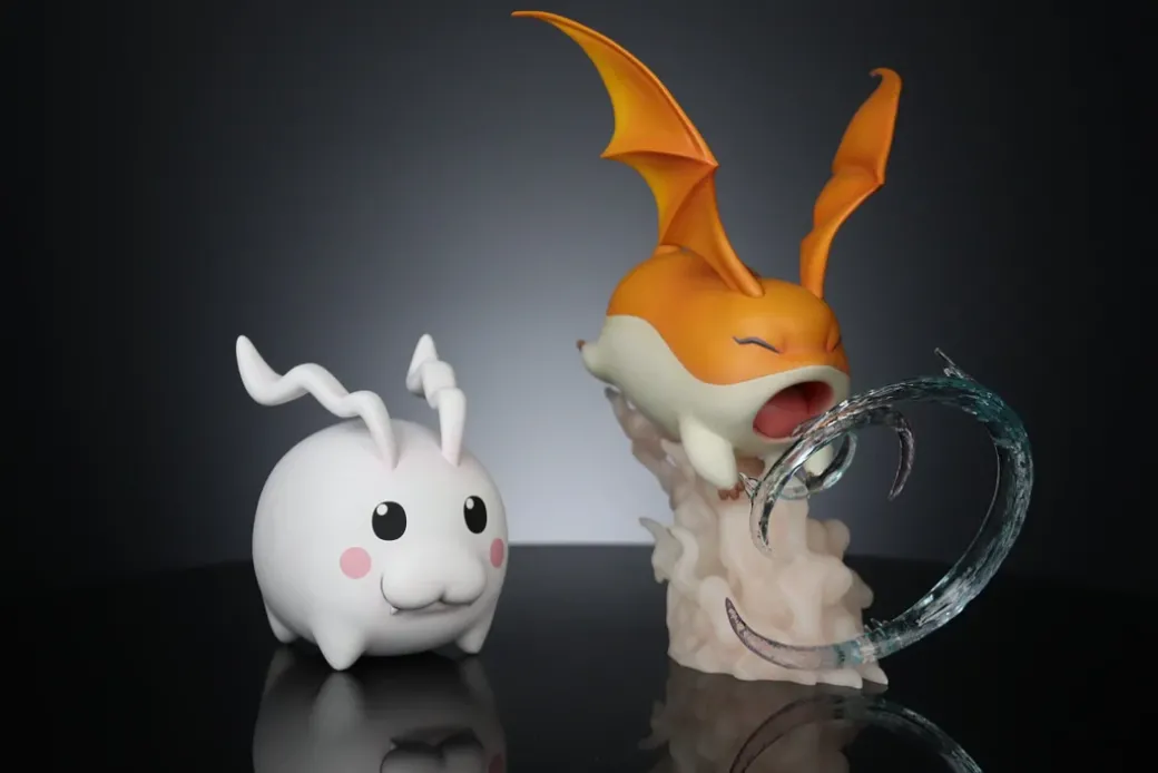 Patamon & Tokomon - Digimon Resin Statue - FXW Studio