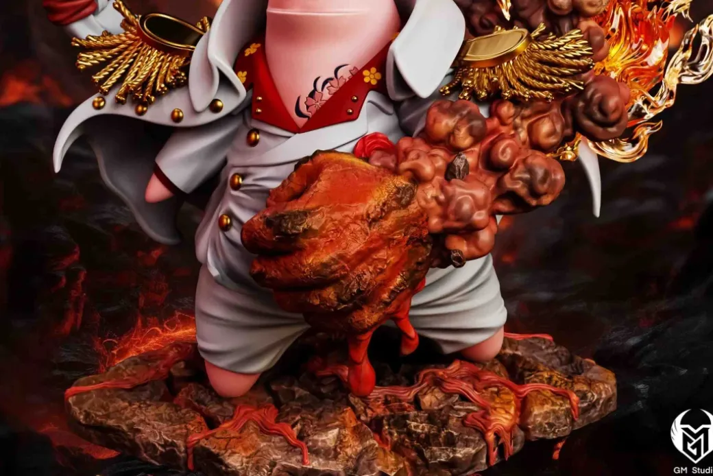 Patrick Star Cosplay Akainu & Squidward Cosplay Kuzan - SpongeBob SquarePants ONE PIECE Resin Statue - GM-Studio