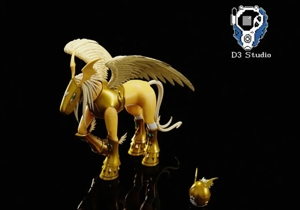 Pegasmon & Nefertimon - Digimon Resin Statue - D3 Studios