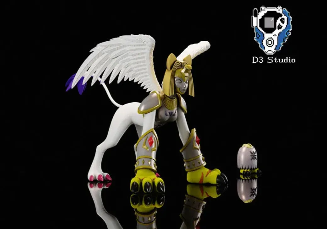 Pegasmon & Nefertimon - Digimon Resin Statue - D3 Studios