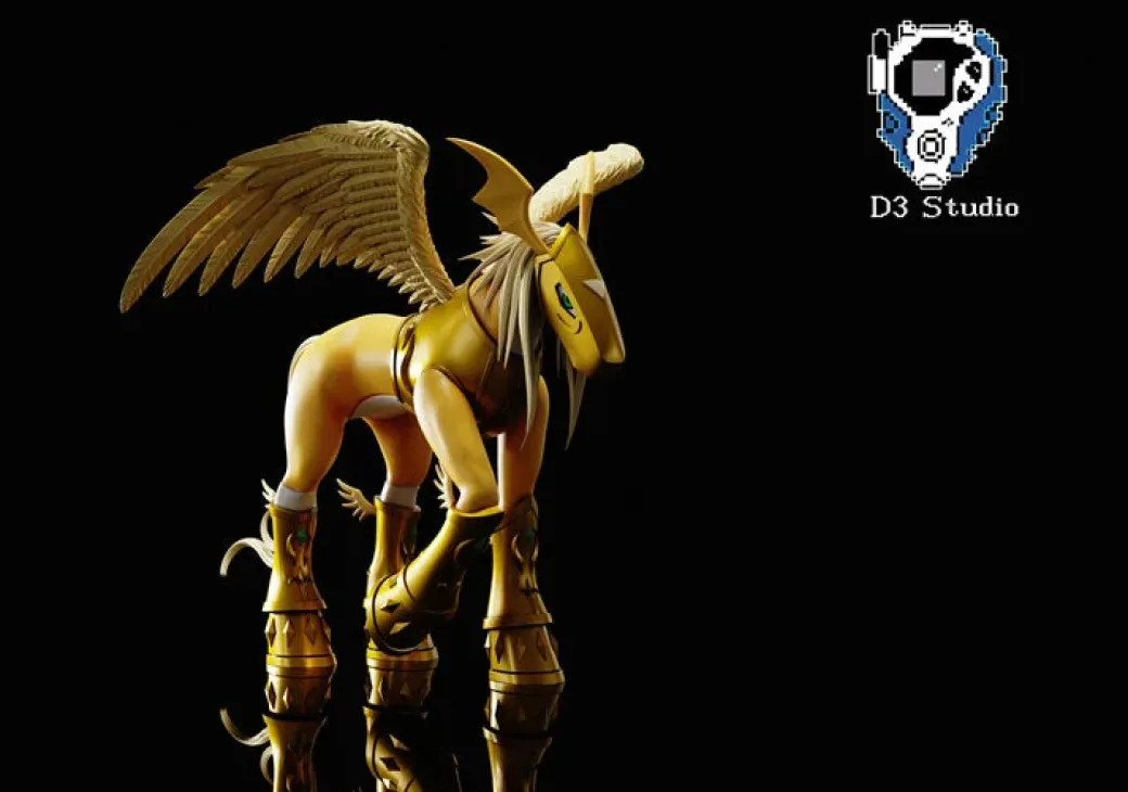 Pegasmon & Nefertimon - Digimon Resin Statue - D3 Studios