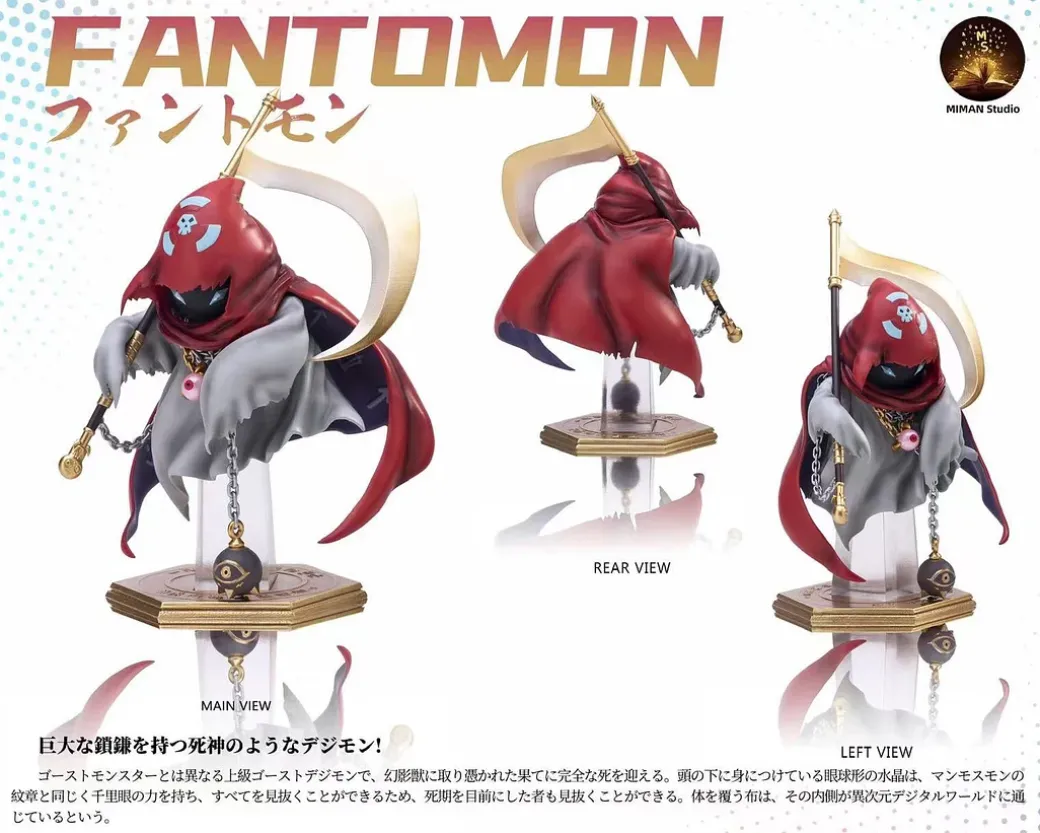 Phantomon & Ogremon - Digimon Resin Statue - MIMAN Studios