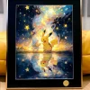 Pick The Stars Pikachu Decorative Painting - Pokemon - Xingkong Studio