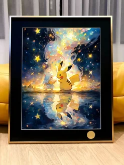 Pick The Stars Pikachu Decorative Painting - Pokemon - Xingkong Studio