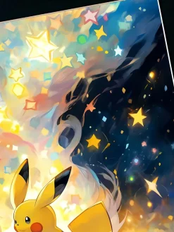 Pick The Stars Pikachu Decorative Painting - Pokemon - Xingkong Studio