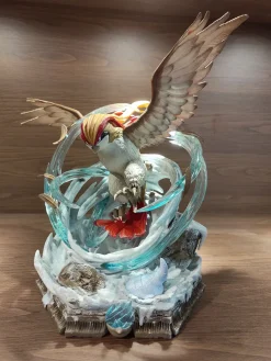 Pidgeot Blizzard Scene - Pokemon Resin Statue - Monster Studios