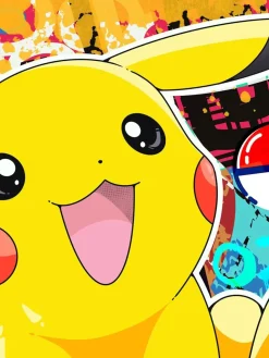 Pikachu 2.0 Decorative Painting - Pokemon - Xingkong Studio