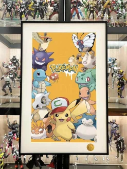 Pikachu & Friends Decorative Painting - Pokemon - Xingkong Studio