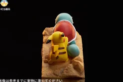 Pikachu & Squirtle Running - Pokemon Statue - XiaoDingDang Studio