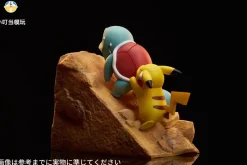 Pikachu & Squirtle Running - Pokemon Statue - XiaoDingDang Studio