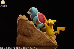 Pikachu & Squirtle Running - Pokemon Statue - XiaoDingDang Studio