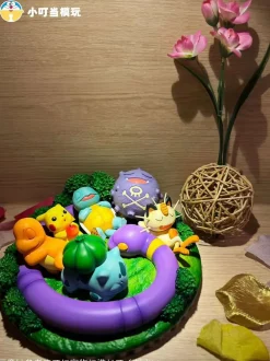 Pikachu Camping on Island - Pokemon Statue - XiaoDingDang Studio