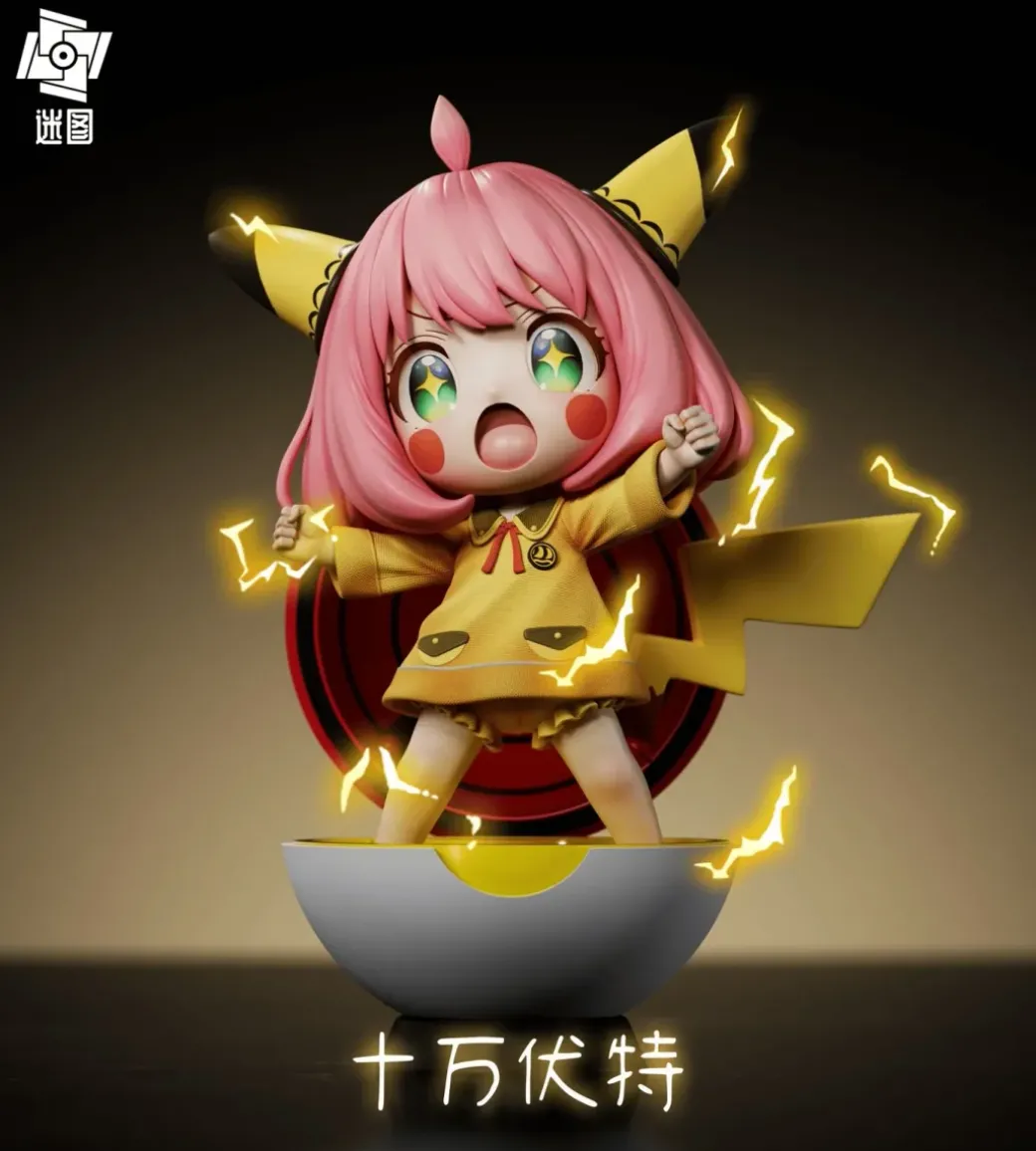 Pikachu Cosplay Anya Forger - Pokemon SPY X FAMILY Resin Statue - MiTu Studio
