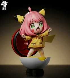 Pikachu Cosplay Anya Forger - Pokemon SPY X FAMILY Resin Statue - MiTu Studio