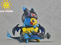 Pikachu cosplay Charizard X & Charizard Y - Pokemon Resin Statue - sun Studio